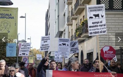 Manifestación por la soberanía alimentaría y  contra las macrogranjas